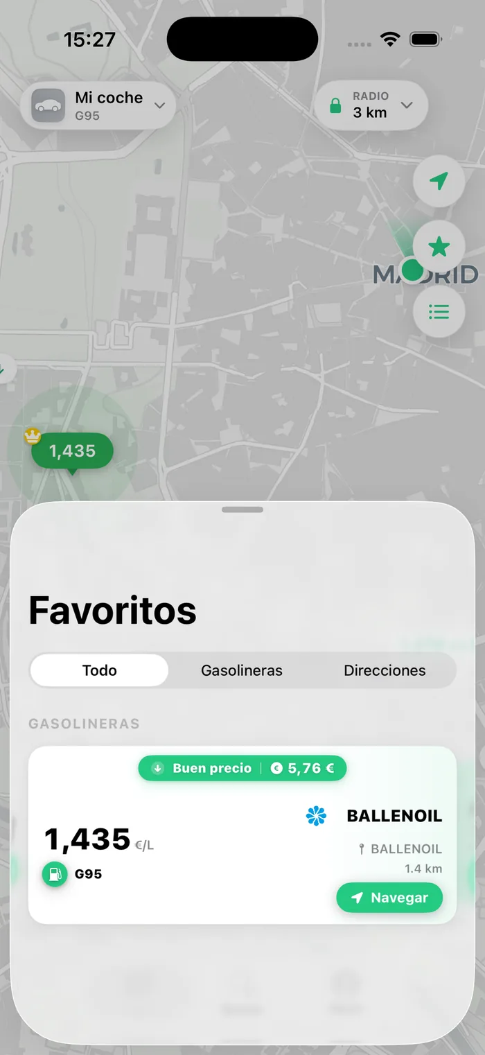 Favoritos en Refil
